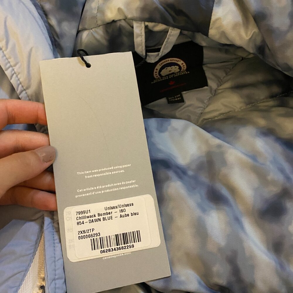 CANADA GOOSE Chilliwack Down Parka In Dawn Blue [NEW with TAGS] - Picture 5 of 8